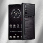 VERTU METAVERTU IRON BLACK ALLIGATOR LEATHER 5G WEB3 PHONE